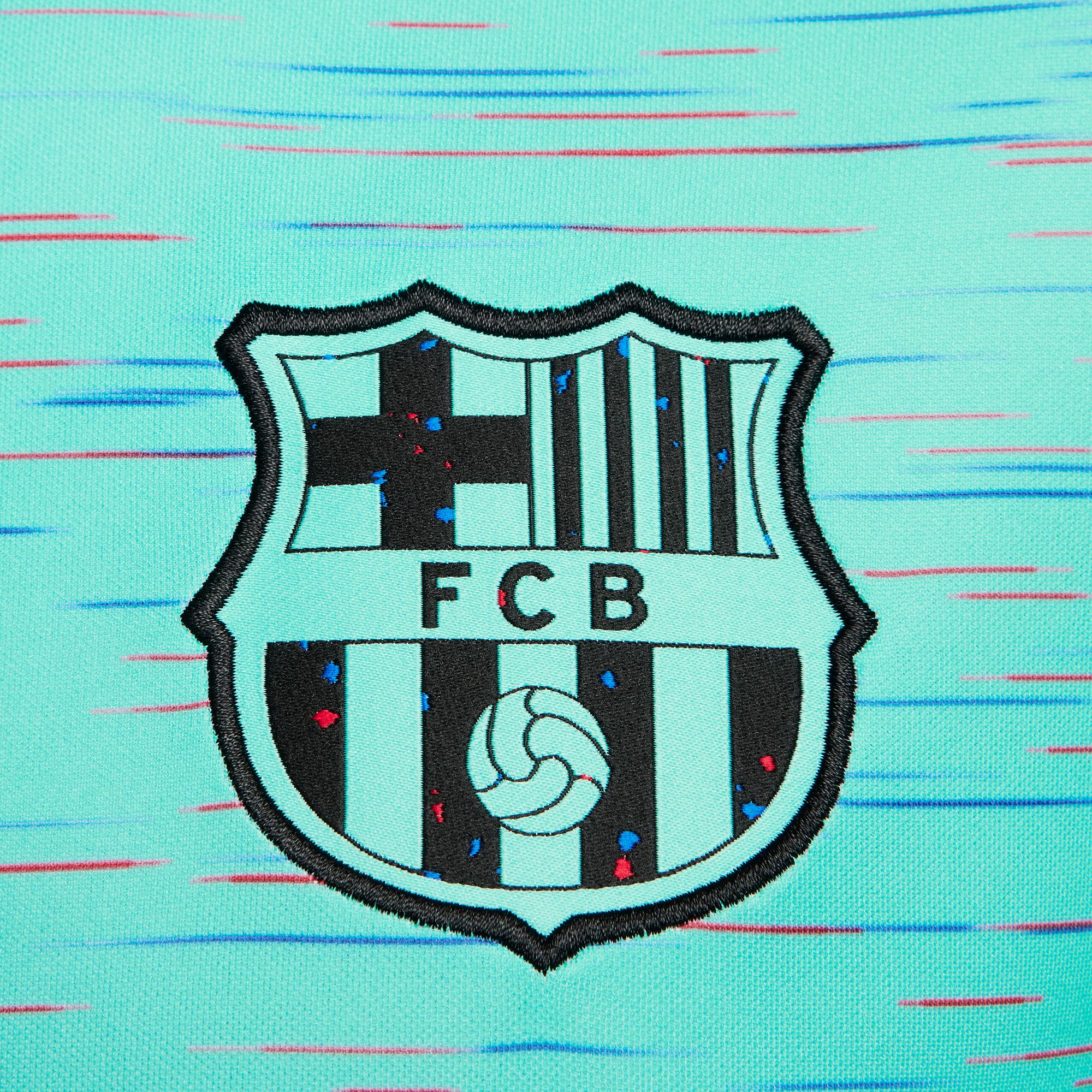 Nike FC Barcelona 2023/24 Stadium Third, Aguamarina claro/Azul royal/Rojo universitario/Negro, hi-res