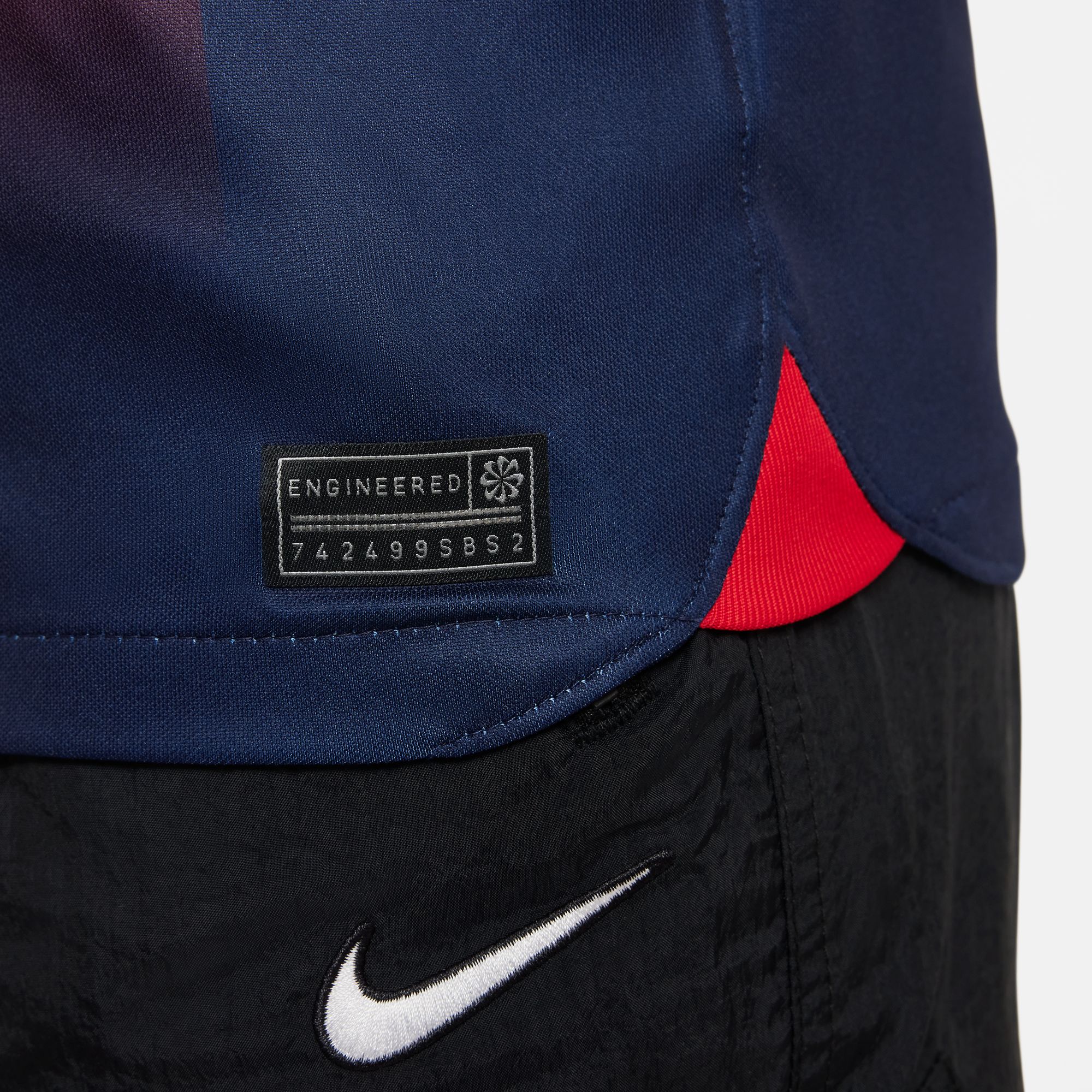 Nike Paris Saint-Germain Local 2023/24 Stadium, Azul marino medianoche/Rojo universitario/Rojo, hi-res