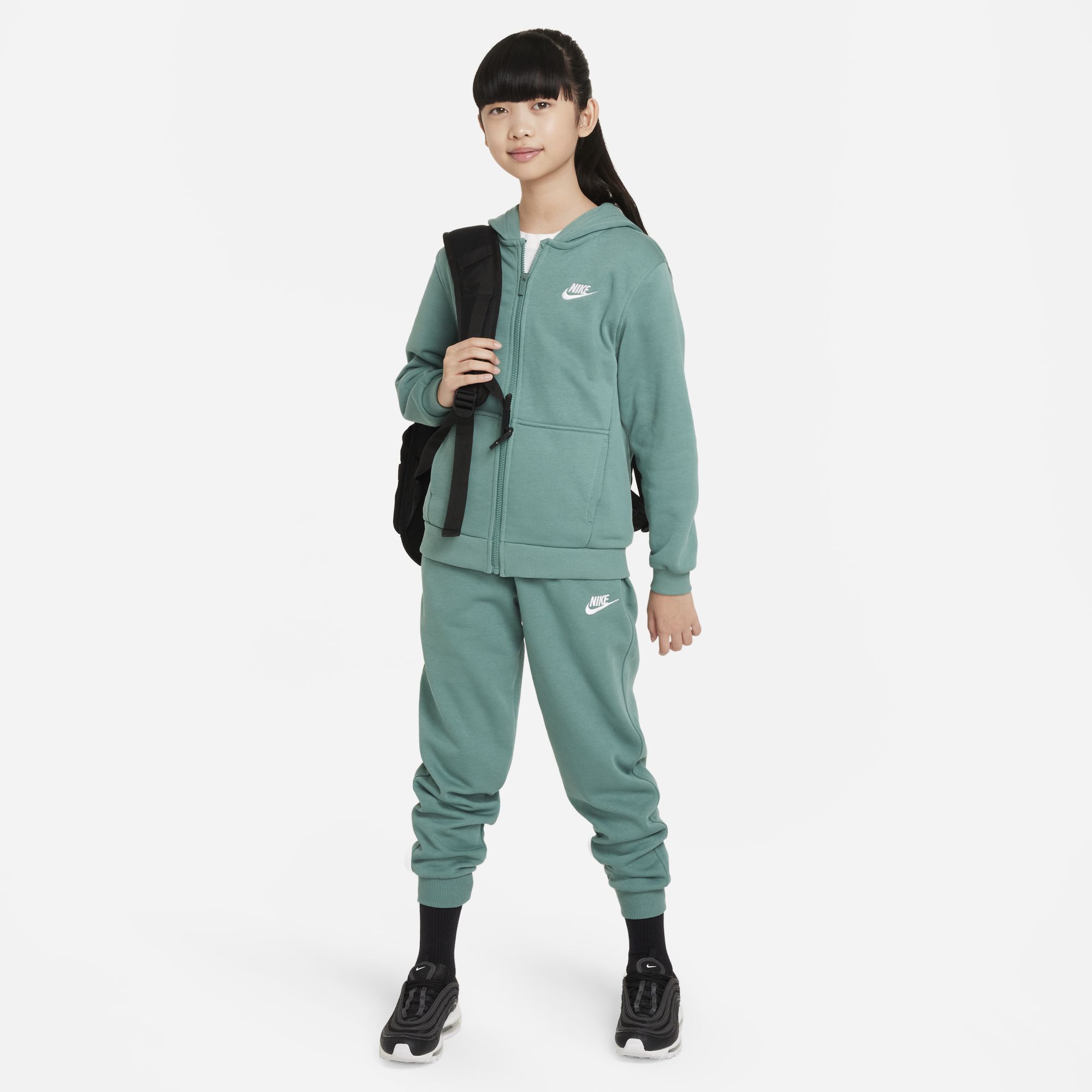 Nike Club Fleece, VERDE, hi-res