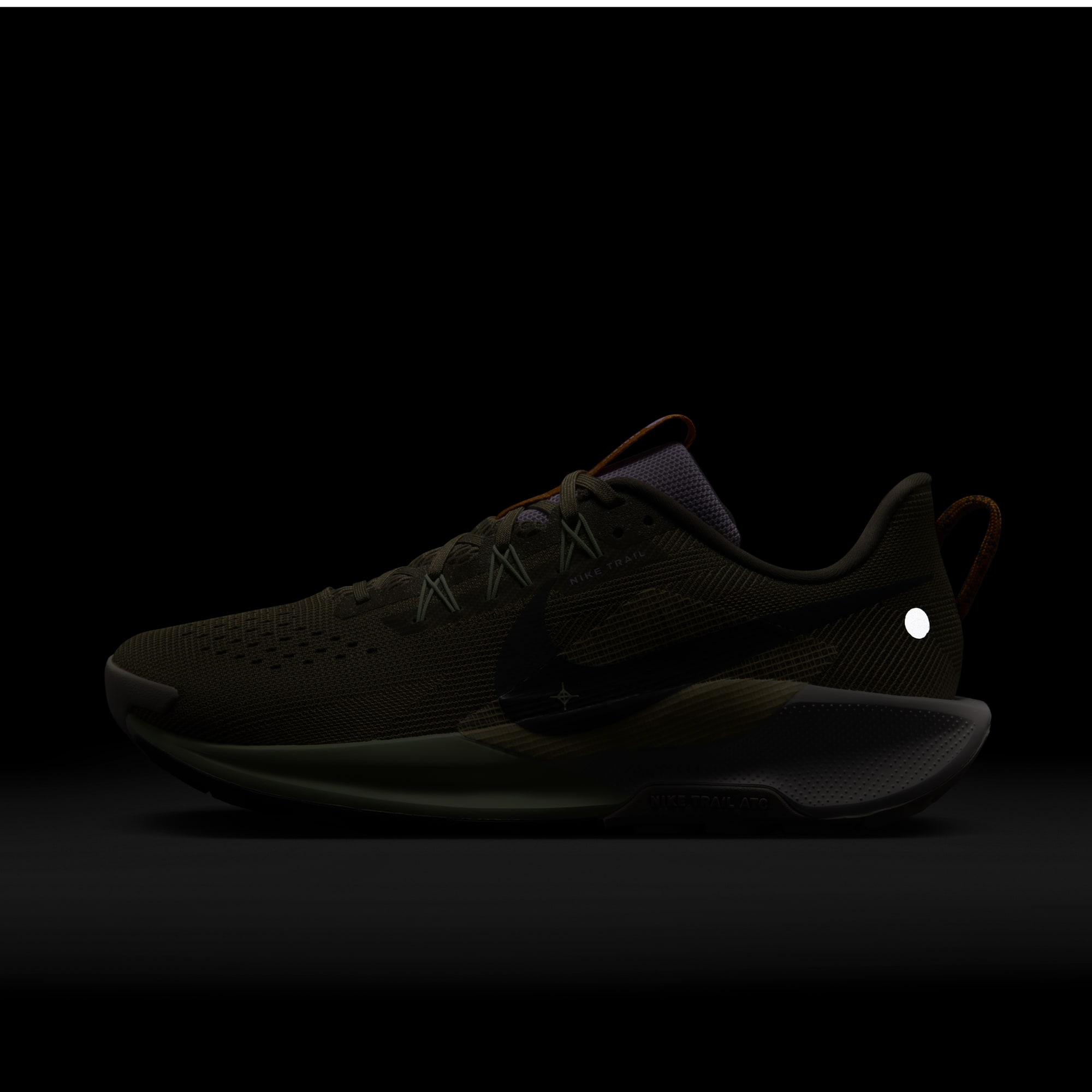 Nike ReactX Pegasus Trail 5, Oliva Mediano/Antracita-Oliva Neutro, hi-res